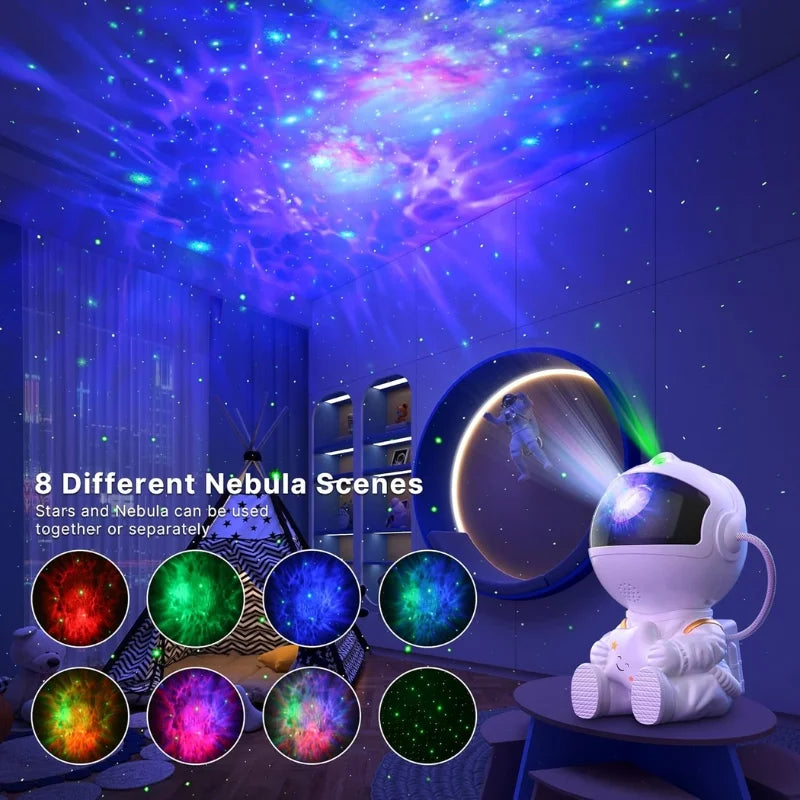 Astronaut Galaxy Projector | Star Nebula Night Light With Remote Control | Mini Astronaut Galaxy Light