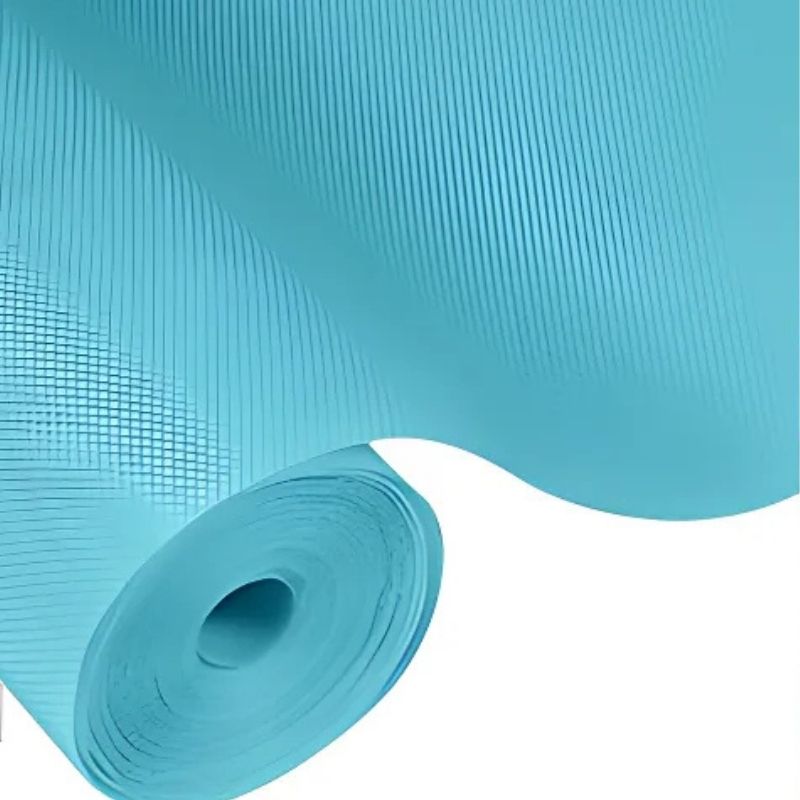Anti-Slip Fridge & Shelf Mat | Waterproof Washable Liner for Kitchen Drawers Cabinets | Light Blue